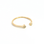 Load image into Gallery viewer, 14k Solid Yellow Gold Diamond Ring.