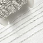 Load image into Gallery viewer, Shop Now Silver Rolo Chain