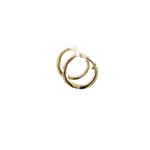 Load image into Gallery viewer, HP400768Y. 14K Solid Gold Diamond Hoops