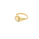 Load image into Gallery viewer, 14k Solid Yellow Gold Circle Ring.
