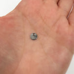 Load image into Gallery viewer, Sterling Silver Brushed Round Flat Disc Charm with a Single Hole