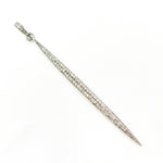 Load image into Gallery viewer, DP224. Diamond Silver Spike Pendant