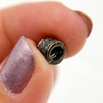 Load image into Gallery viewer, DC838. Diamond & Sterling Silver Rondelle Spacer Bead