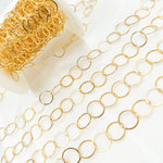 Load image into Gallery viewer, 748FGF. 14K Gold Filled Flat Round Link Chain