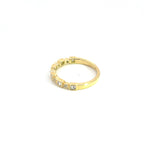 Load image into Gallery viewer, 14K Solid Yellow Gold Diamond Ring.