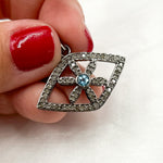 Load image into Gallery viewer, Buy Now Sterling Silver Eye Pendant with Gemstone