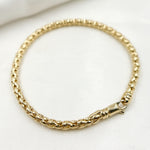 Load image into Gallery viewer, 14K Gold Hollow Fancy Bracelet
