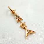 Load image into Gallery viewer, DC200. Diamond Sterling Silver Arrow Charm
