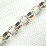 Load image into Gallery viewer, Silver Rolo Chain