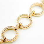 Load image into Gallery viewer, BFM61200. 14K Solid Gold Diamond Bracelet