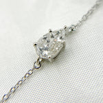 Load image into Gallery viewer, NFG71520. 14K Solid Gold Diamond Drop Shape Necklace