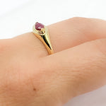 Load image into Gallery viewer, 14K Solid Gold Gemstone Ring.