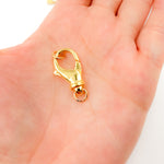 Load image into Gallery viewer, Gold-plated Sterling Silver Gold Plated Trigger Clasp