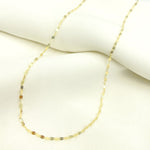 Load image into Gallery viewer, 14K Solid Yellow Flat Marina Link Chain