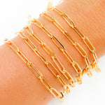 Load image into Gallery viewer, 4002FGF. 14K Gold Filled Flat Paperclip Chain