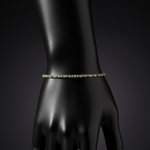 Load image into Gallery viewer, BTF65392TQ. 14k Solid Gold Diamond and Turquoise Beaded Bracelet