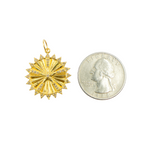 Load image into Gallery viewer, 14K Solid Gold with Diamonds Star Shape Charm. GDP113