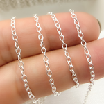 Load image into Gallery viewer, Sterling Silver Smooth Oval Link Chain