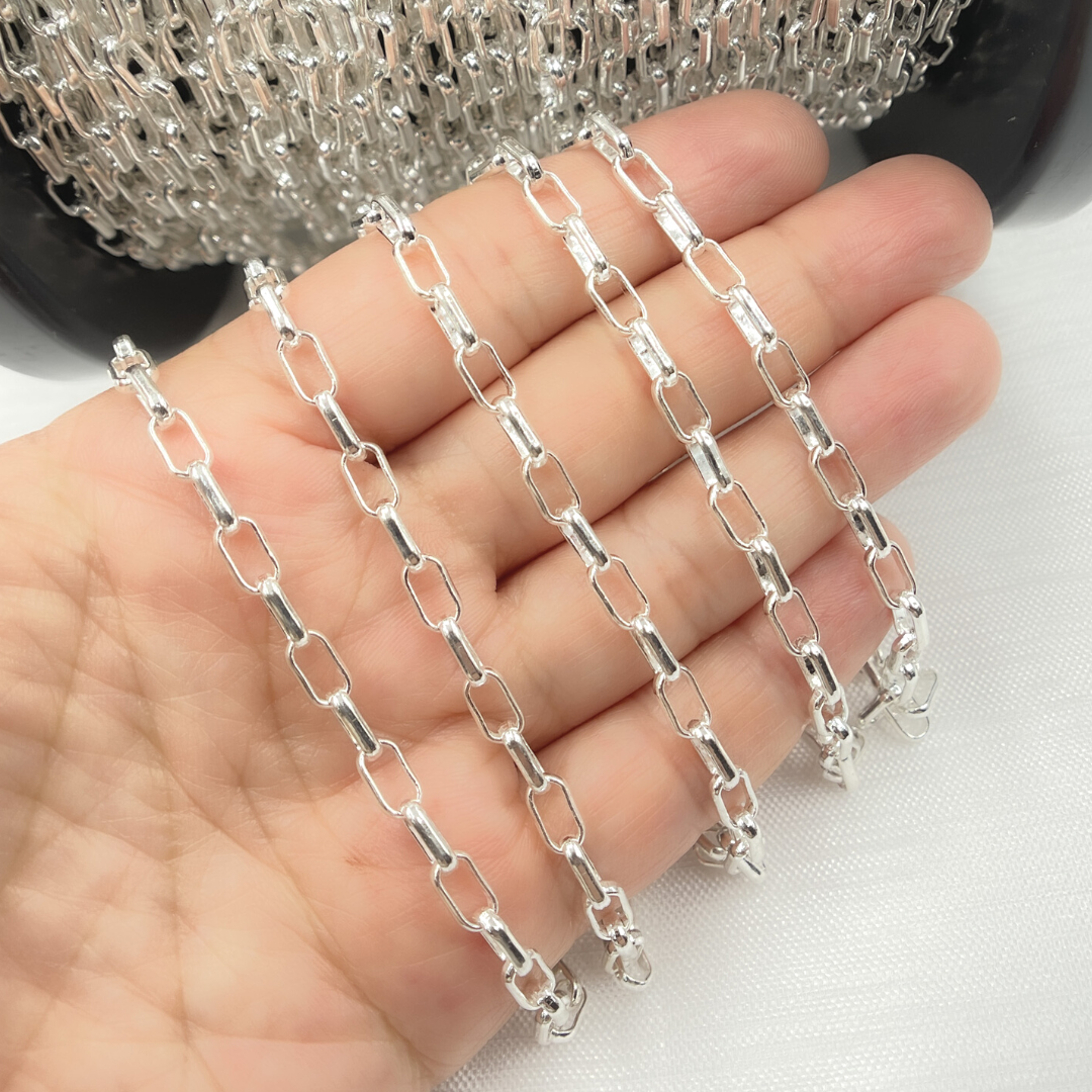 Z86SS. 925 Sterling Silver Smooth Box Chain