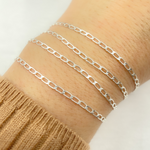 Load image into Gallery viewer, Sterling Silver Paperclip Chain