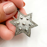 Load image into Gallery viewer, Silver Star Pendant with Gemstone