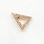 Load image into Gallery viewer, DC840. Diamond Sterling Silver Triangle Bead