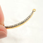 Load image into Gallery viewer, DC071. Diamond Sterling Silver Bar Pendant