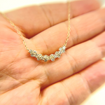 Load image into Gallery viewer, NFH70327. 14k Solid Gold Diamond Necklace