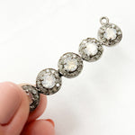 Load image into Gallery viewer, DC277. Diamond Sterling Silver Fancy Pendant with Gemstone