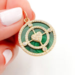 Load image into Gallery viewer, Buy Gold Round Heart Pendant