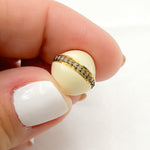 Load image into Gallery viewer, Buy Now Diamond Sterling Silver Round Enamel Bead