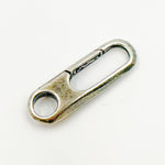 Load image into Gallery viewer, Oxidized Sterling Silver Oval Clasp