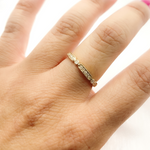 Load image into Gallery viewer, 14K Solid Gold Diamond Ring.