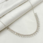 Load image into Gallery viewer, NFP70815. 14K Solid Gold Diamond and Gemstone Bars Necklace