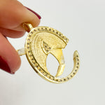 Load image into Gallery viewer, DC607. Diamond Sterling Silver Oval Trigger Clasp