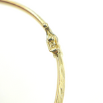 Load image into Gallery viewer, Bangle13. 14K Solid Gold Matte Textured Bangle