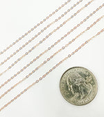 Load image into Gallery viewer, Rose Gold Filled Flat Cable Chain. 1020FRGF
