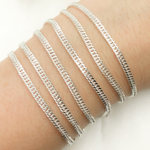 Load image into Gallery viewer, Y67SS. Sterling Silver Solid Double Curb Chain