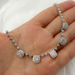 Load image into Gallery viewer, NK401364. 14K Solid Gold Diamond Necklace