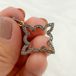 Load image into Gallery viewer, DP155. Diamond & Sterling Silver Fancy Shape Pendant