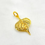 Load image into Gallery viewer, DC453. Diamond Sterling Silver Leaf Pendant