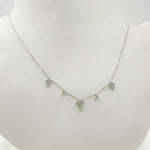 Load image into Gallery viewer, NT402987. 14K Solid Gold Diamond Heart Shape Dangle Necklace