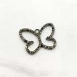 Load image into Gallery viewer, DC424. Diamond Sterling Silver Butterfly Pendant