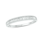 Load image into Gallery viewer, 14K Solid Gold Baguette Diamond Ring