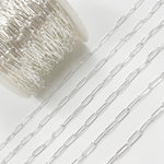 Load image into Gallery viewer, Sterling Silver Paperclip Chain