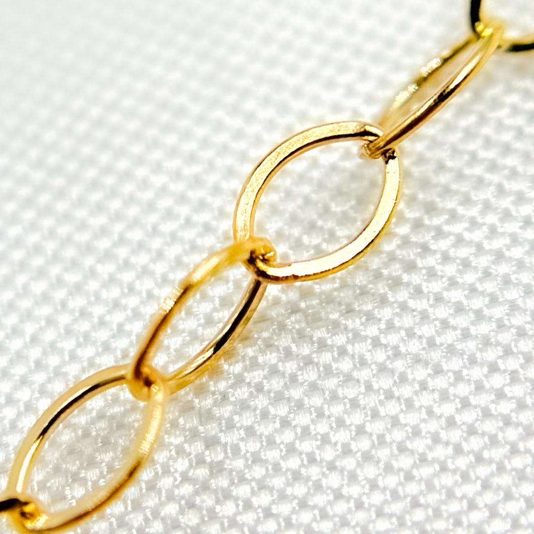 Buy Now 14K Gold Filled Flat Oval Link Chain
