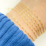 Load image into Gallery viewer, 14K Solid Yellow Gold Singapore Chain