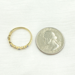 Load image into Gallery viewer, 14K Solid Gold Diamond & Blue Sapphire Ring.