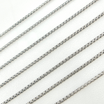 Load image into Gallery viewer, Oxidized 925 Sterling Silver Box Link Chain. Y106OX
