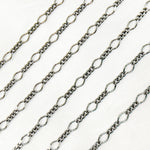 Load image into Gallery viewer, Sterling Silver Long and Short Link Chain